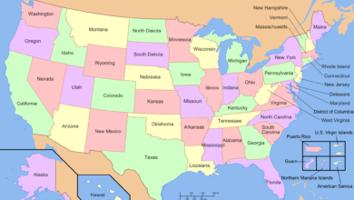 تصویر از لیست ایالت های آمریکا